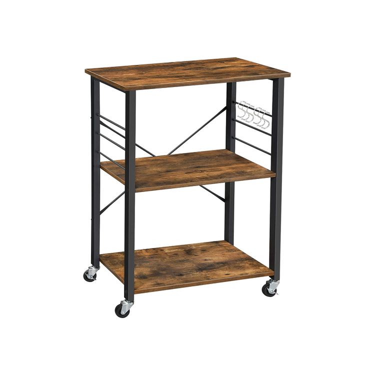 VASAGLE Kitchen Bakers Rack on Wheels