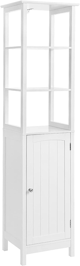 VASAGLE Floor Cabinet with Shelves White BBC63WT