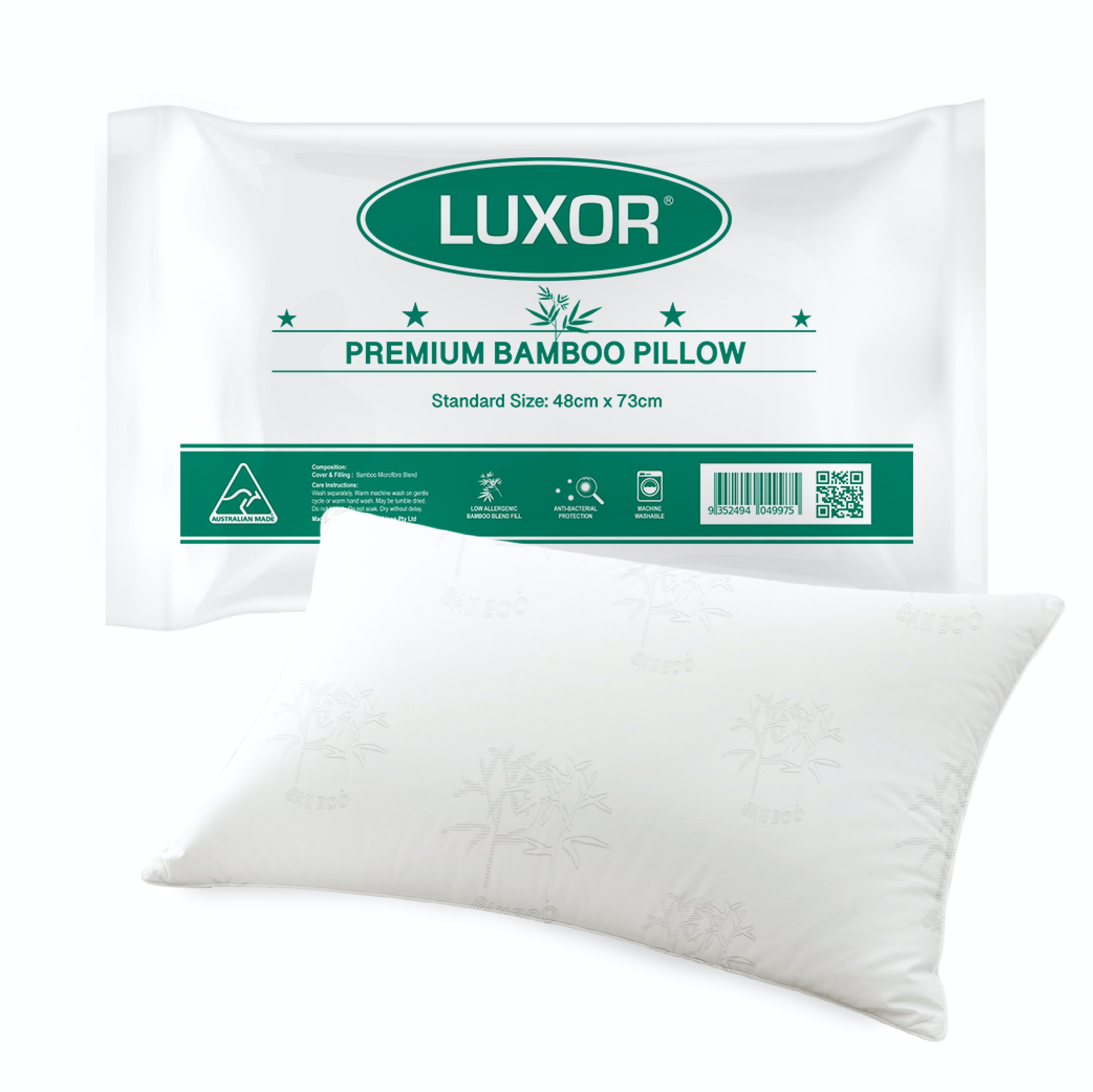 Standard Single Bamboo Cooling Pillow