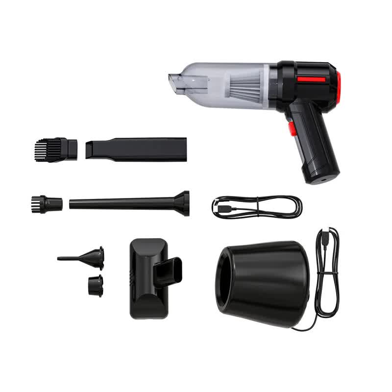 3-in-1 Car Vacuum Cleaner with Blowing, Suction, and Dust Extraction