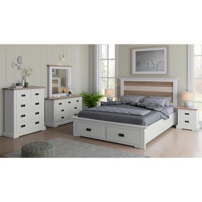 Orville Bed Frame Queen Size Mattress Base With Storage Drawers - Multi Color