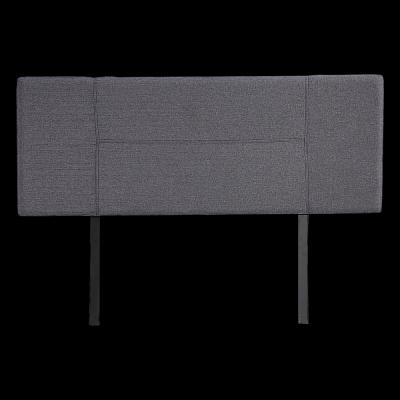 Linen Fabric Double Bed Headboard Bedhead - Grey