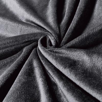 Corduroy Velvet King Bed Quilt Cover Set-Charcoal