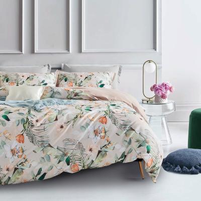 Botanical Celine Microfibre Quilt Cover Set-super king size