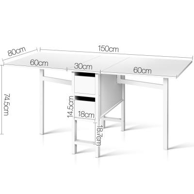 Artiss Gateleg Dining Table