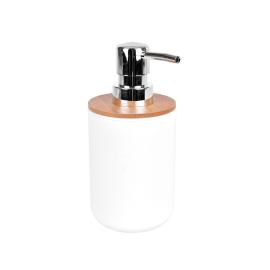 Single Bamboo Lid Soap Dispenser