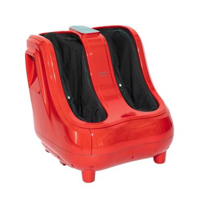 Forever Beauty Red Foot Massager Shiatsu Leg Calf Kneading Heat Remote Carry