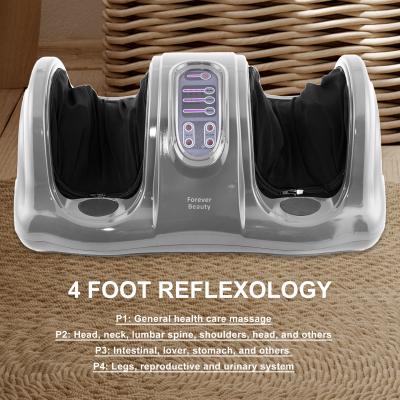 Forever Beauty Silver Foot Massager Shiatsu Ankle Kneading Remote