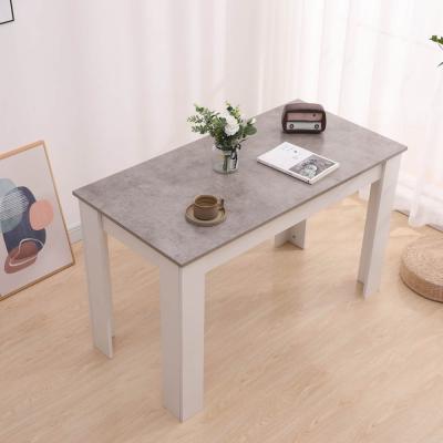 Dining Table Rectangular Wooden 120M-Grey&White