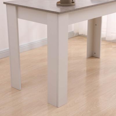 Dining Table Rectangular Wooden 120M-Grey&White