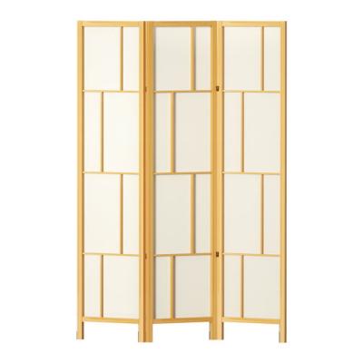 Artiss Ashton Room Divider Screen Privacy Wood Dividers Stand 3 Panel Natural