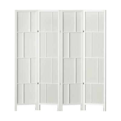 Artiss Ashton Room Divider Screen Privacy Wood Dividers Stand 4 Panel White