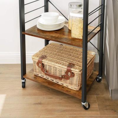 VASAGLE Kitchen Bakers Rack on Wheels