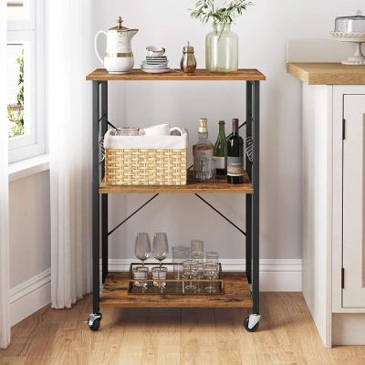 VASAGLE Kitchen Bakers Rack on Wheels