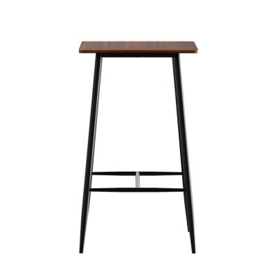 Artiss Bar Table Industrial Dining Desk High Wood Kitchen Shelf Wooden Cafe Pub