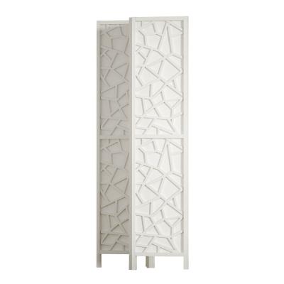 Artiss Clover Room Divider Screen Privacy Wood Dividers Stand 4 Panel White