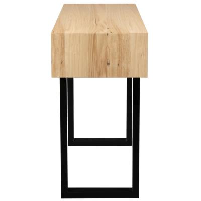 Aconite Console Hallway Entry Table 120cm Solid Messmate Timber Wood - Natural