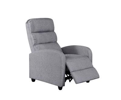 Luxury Fabric Recliner Chair - Grey