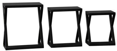 Z Style Nest of Table (Black)