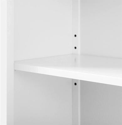 VASAGLE Floor Cabinet with Drawer and 2 Doors White BBC61WT