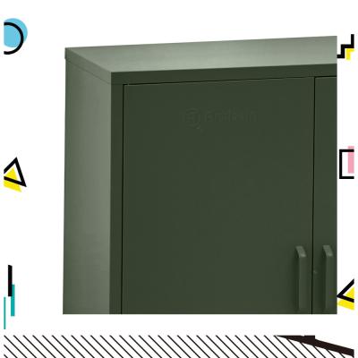 ArtissIn Buffet Sideboard Locker Metal Storage Cabinet - SWEETHEART Green