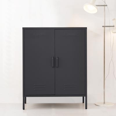 ArtissIn Buffet Sideboard Locker Metal Storage Cabinet - SWEETHEART Charcoal