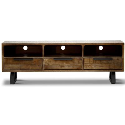 Begonia ETU Entertainment TV Unit 150cm 3 Drawer Mango Wood Unique Furniture