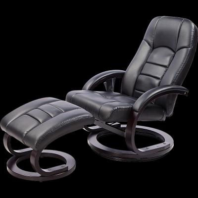 PU Leather Massage Chair Recliner Ottoman Lounge Remote