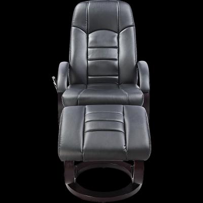 PU Leather Massage Chair Recliner Ottoman Lounge Remote