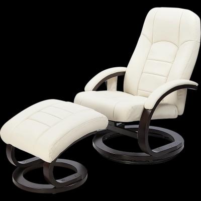 PU Leather Deluxe Massage Chair Recliner Ottoman Lounge Remote