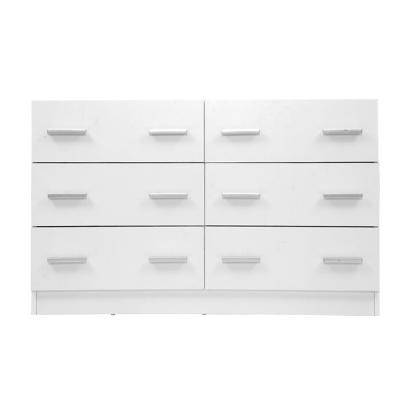 Artiss 6 Chest of Drawers Cabinet Dresser Tallboy Lowboy Storage Bedroom White