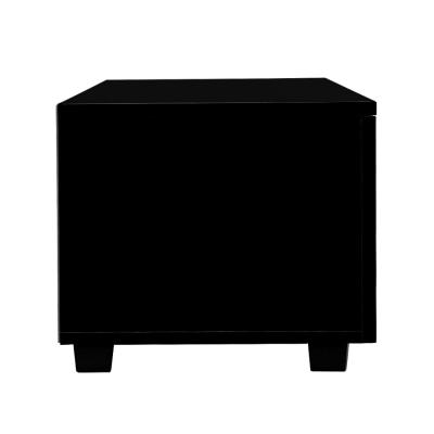 Artiss 140cm High Gloss TV Cabinet Stand Entertainment Unit Storage Shelf Black