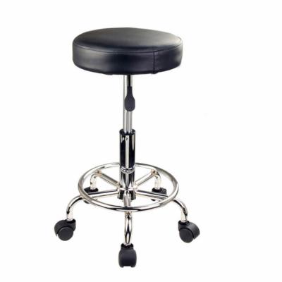 Forever Beauty 2 Set Black Salon Barber Stool Swivel Round Type