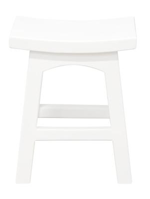 Tokyo Timber Stool H 48 cm (White)