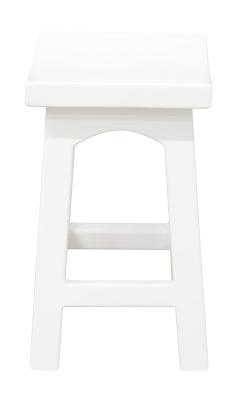 Tokyo Timber Stool H 48 cm (White)