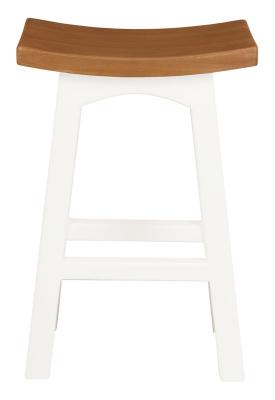 Tokyo Timber Kitchen Counter Stool H 67 cm (White Caramel)