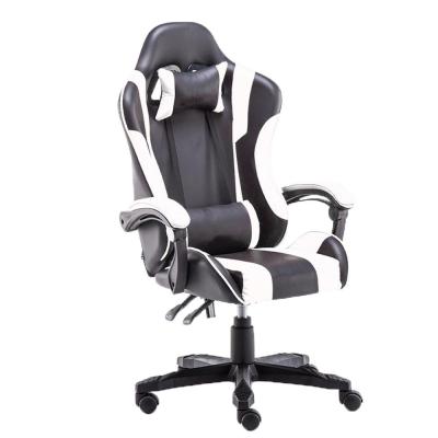 Gaming Chair Office Computer Seating Racing PU Executive Racer Recliner Large Blue