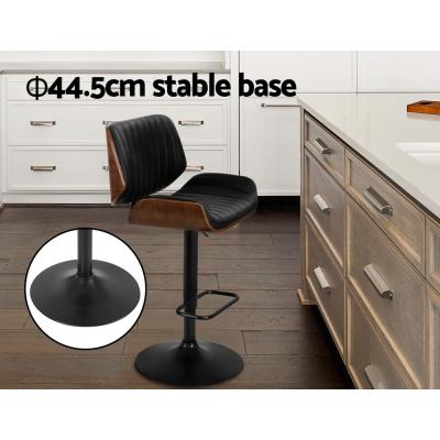 Artiss Bar Stools Kitchen Stool Chairs Metal Barstool Dining Chair Swivel Black