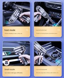 3-in-1 Cordless Handheld Vacuum Cleaner with 12000Pa Suction & Air Duster Blower