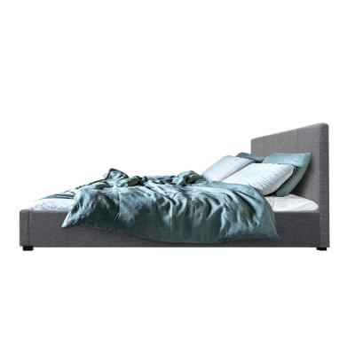 Artiss Nino Bed Frame Fabric - Grey Queen