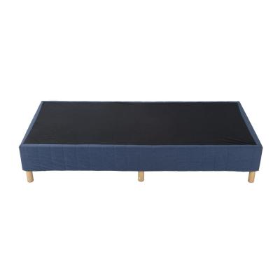 Metal Bed Frame Mattress Foundation Blue – Single