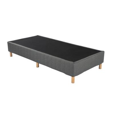 Metal Bedframe Mattress Foundation (Dark Grey) – King