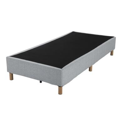 Metal Bedframe Mattress Foundation (Light Grey) – King