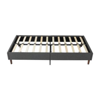 Bed Frame Mattress Foundation (Dark Grey) – Queen