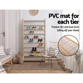 10-tier Bamboo Shoe Rack